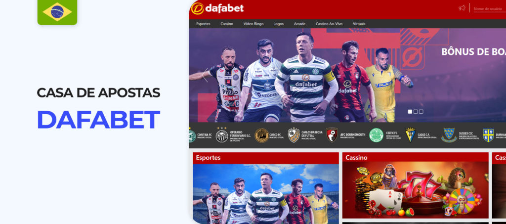 Apostas desportivas online na casa de apostas Dafabet no Brasil