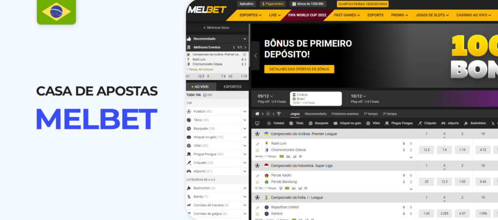apostas mínimas em desporto na casa de apostas MelBet no Brasil