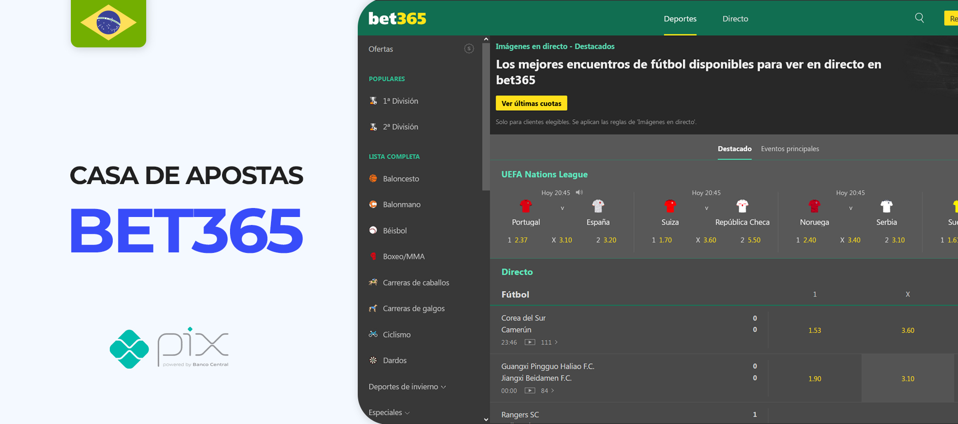 Aposta grátis bet365: ganhe R$50 com Colômbia x Brasil