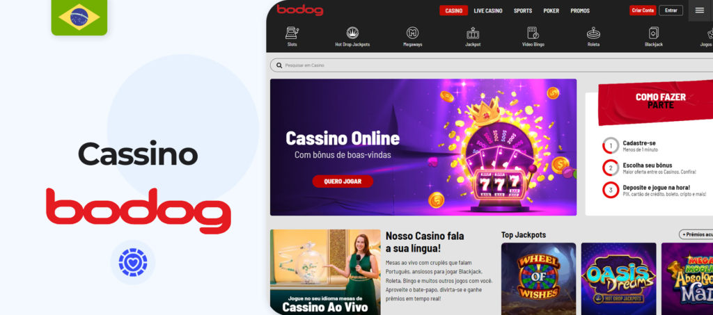A casa de apostas Bodog oferece uma lista extensa e verdadeiramente abrangente de jogos na sua secção de casino