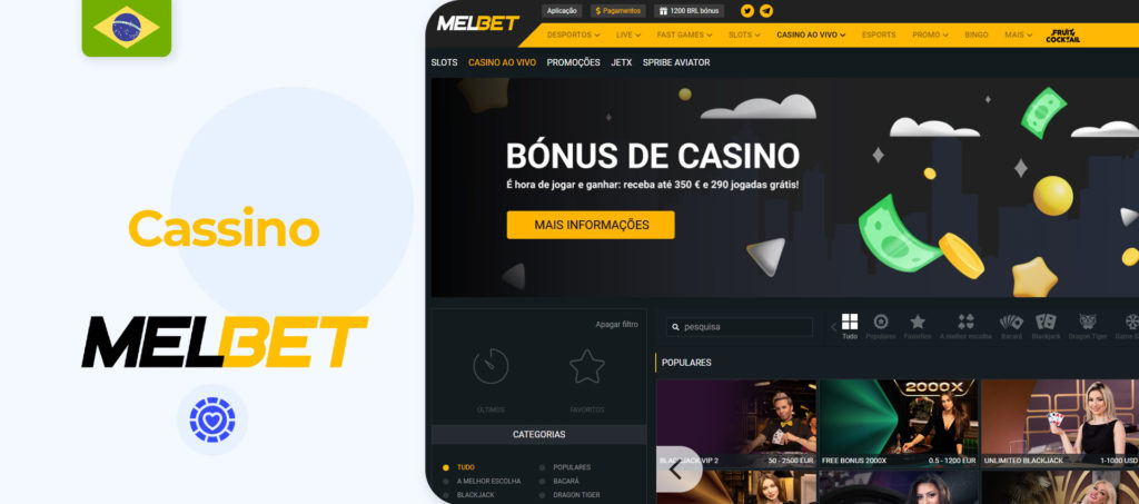 O MelBet Cassino possui um variado mercado de apostas, para os clientes que gostam de se divertir em jogos de cassino online.