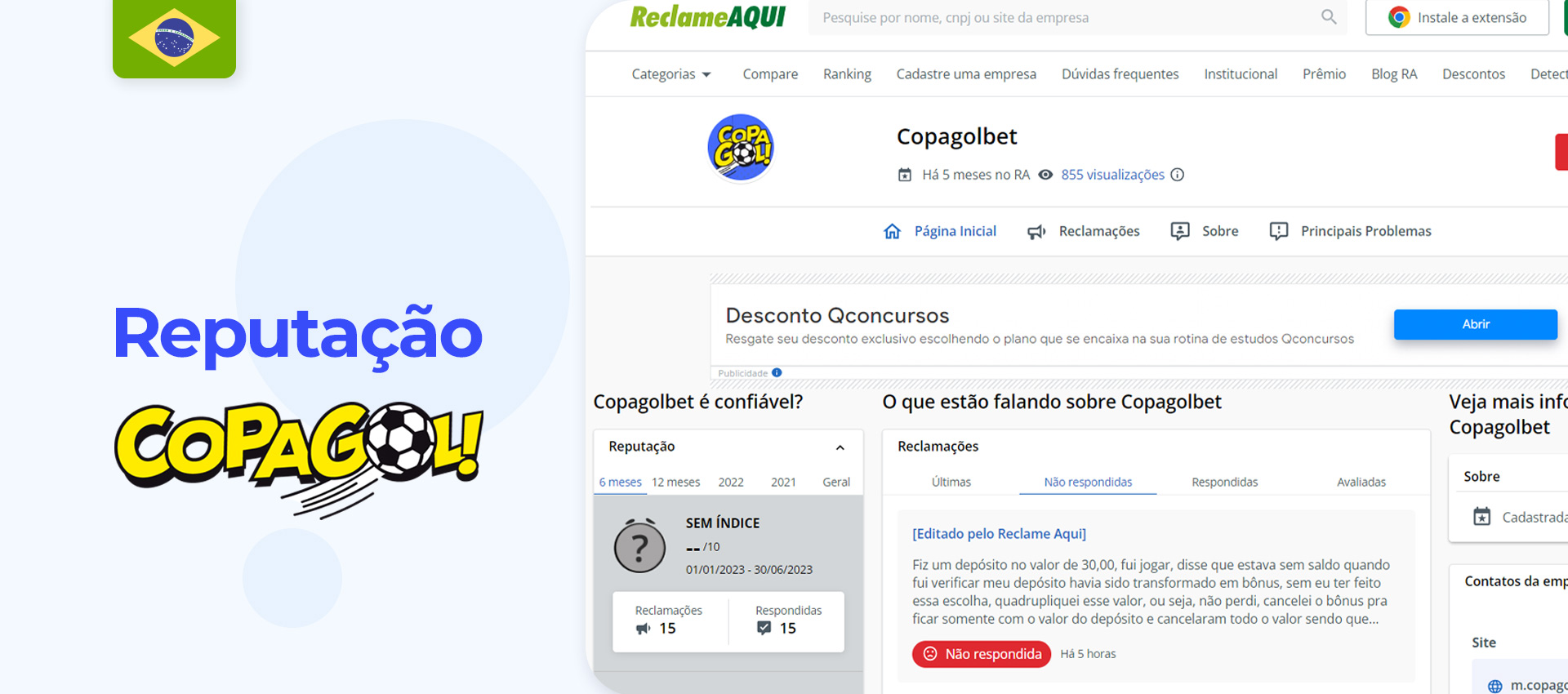 Promoção de palpites grátis - Reclame Aqui