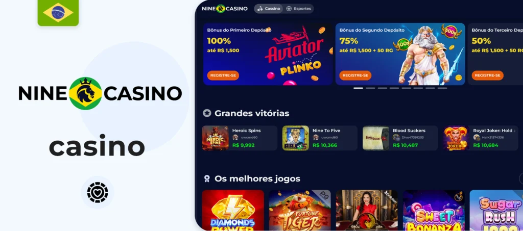 Nine Casino Cassino no Brasil