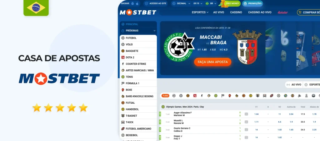 Mostbet - Melhor cadastro