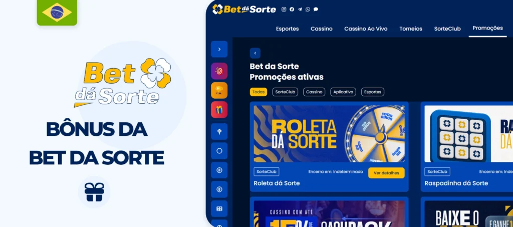 Programa de bônus e promoções Bet da Sorte