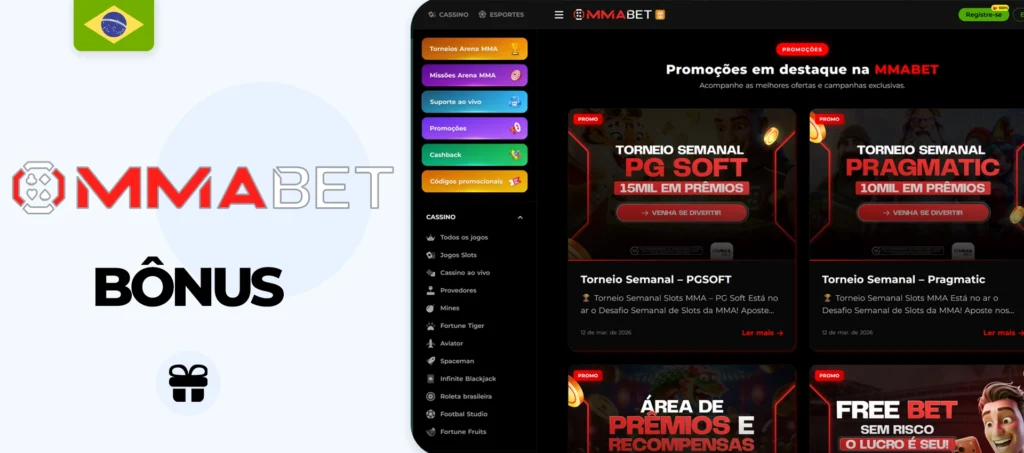 Programa de bônus e promoções MMABet