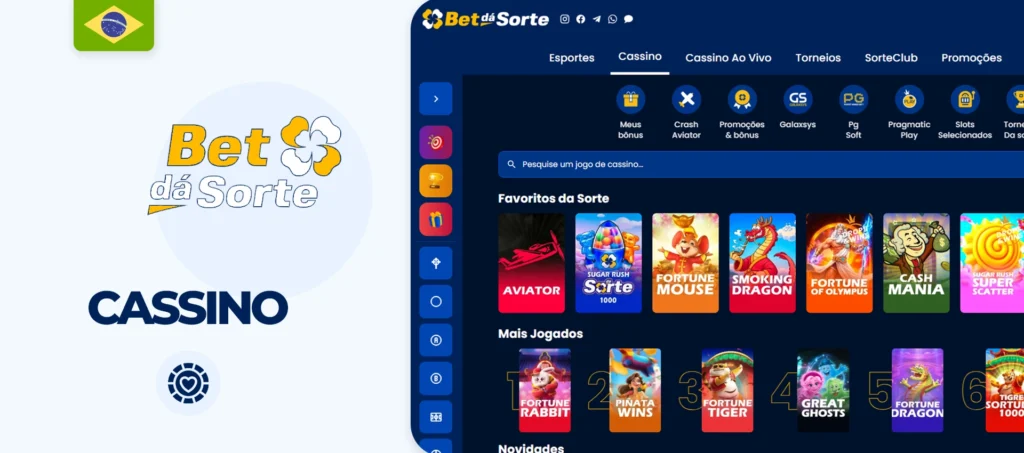 Bet da Sorte jogos de cassino