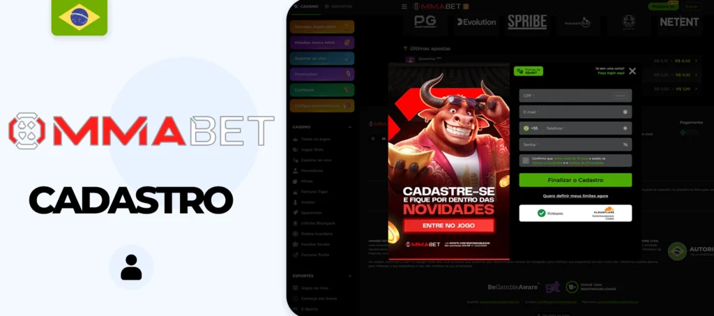 Como se registrar na MMABet